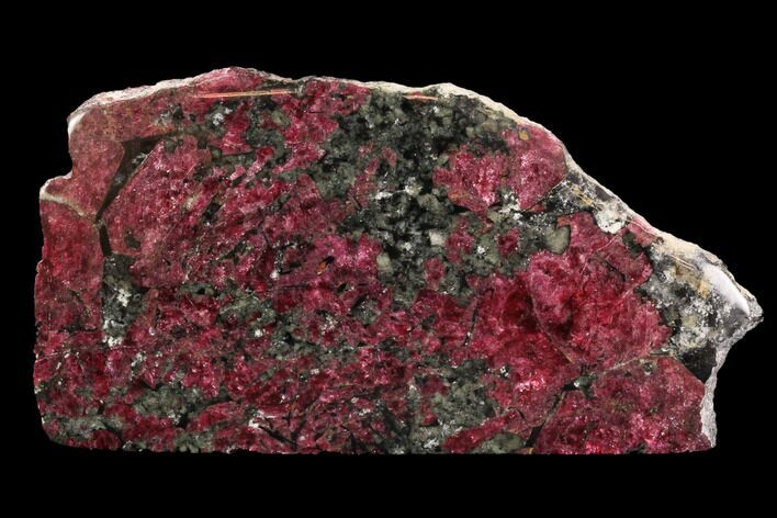 Brilliant, Magenta, Polished Eudialyte Slab - Russia #93259